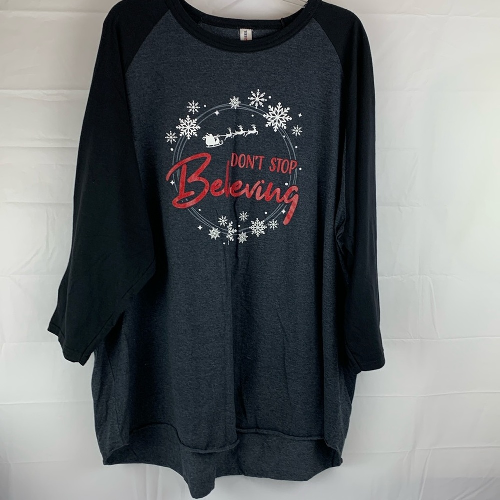 Jerzees woman’s plus christmas t-shirt